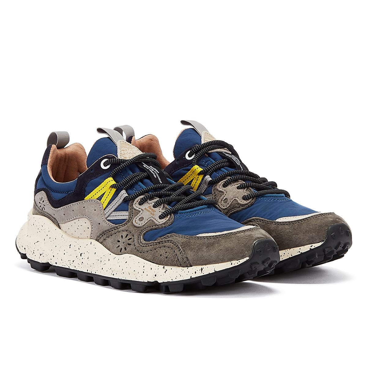 Flower Mountain Yamano Wildleder Herren-Sneaker In Grau