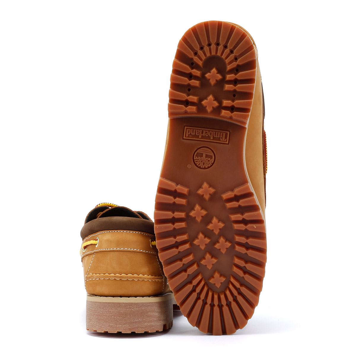 Timberland Authentic Leder Herren Braune Schnürschuhe