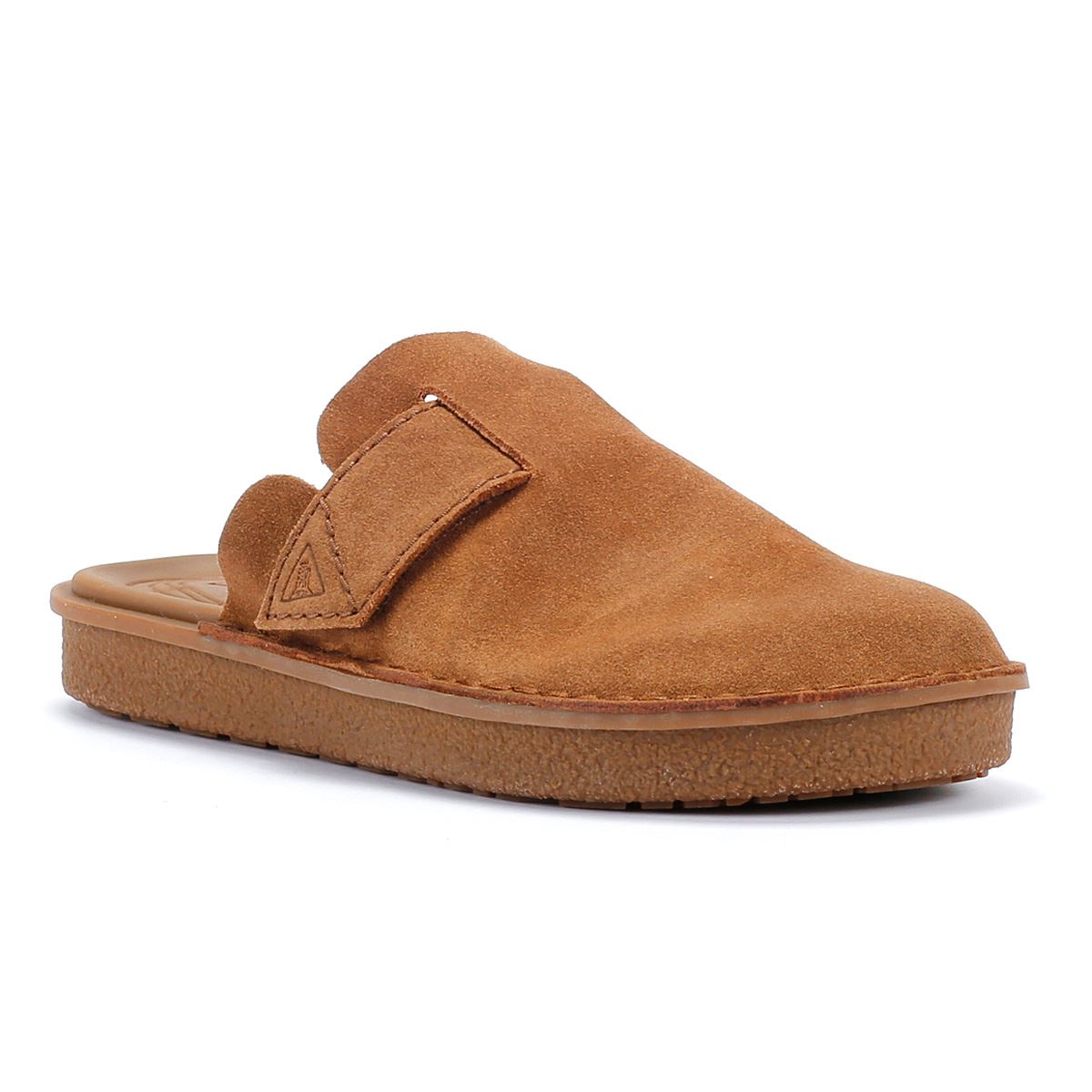 Clarks Main Litton Herren Clogs Cola Wildleder