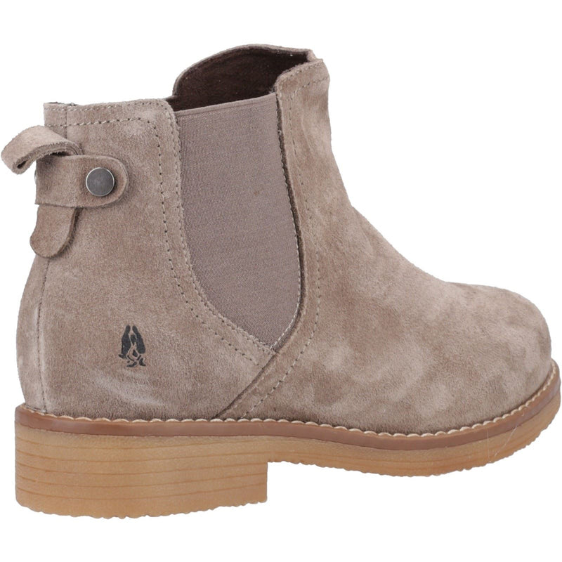 Hush Puppies Maddy Wide Wildleder Damen Graue Stiefel