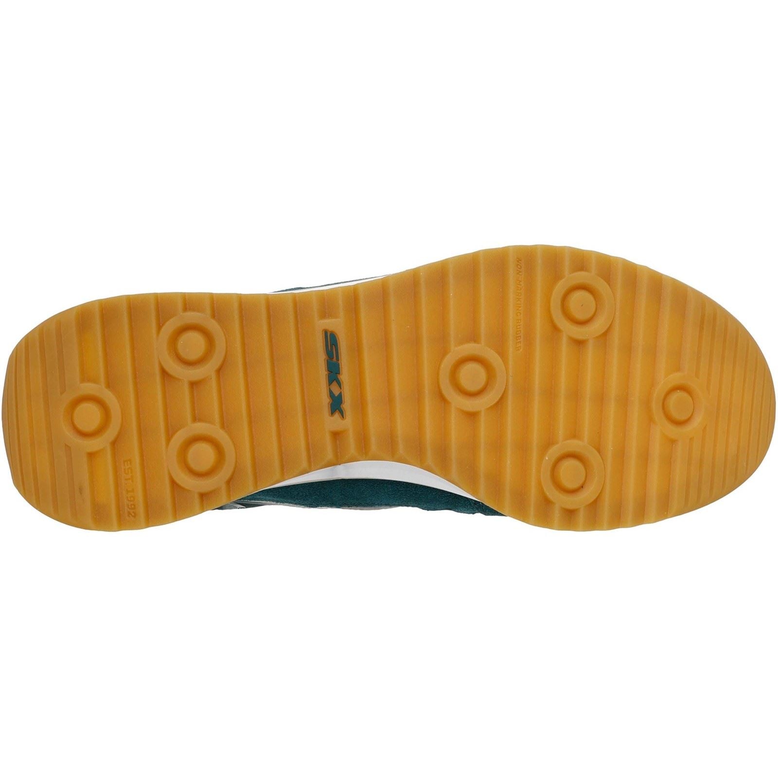 Skechers SKX 92 Spective Leder Herren Grün/Weiß Sneaker