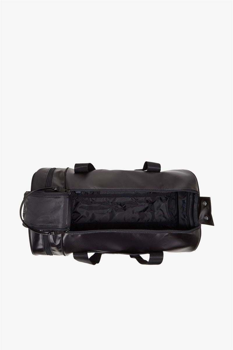 Fred Perry Tonal Classic Barrel Polyester Schwarz/Goldene Kreuztasche