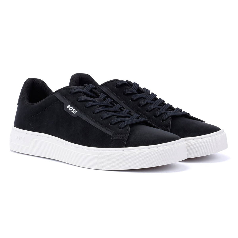 Boss Rhys Tennis Herren Schwarze Turnschuhe