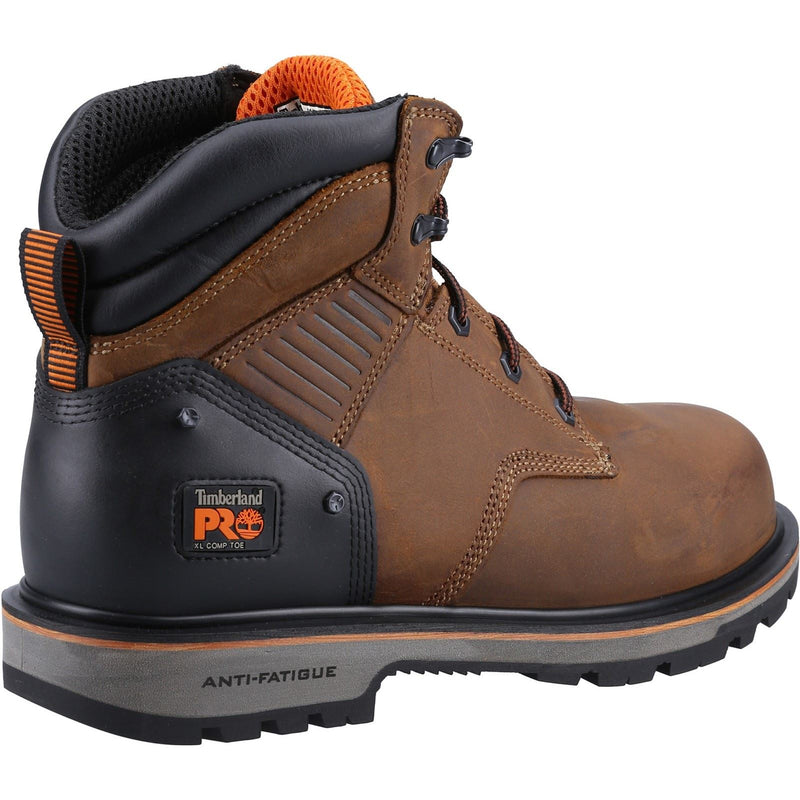 Timberland Pro Ballast Lederbraune Sicherheitsstiefel