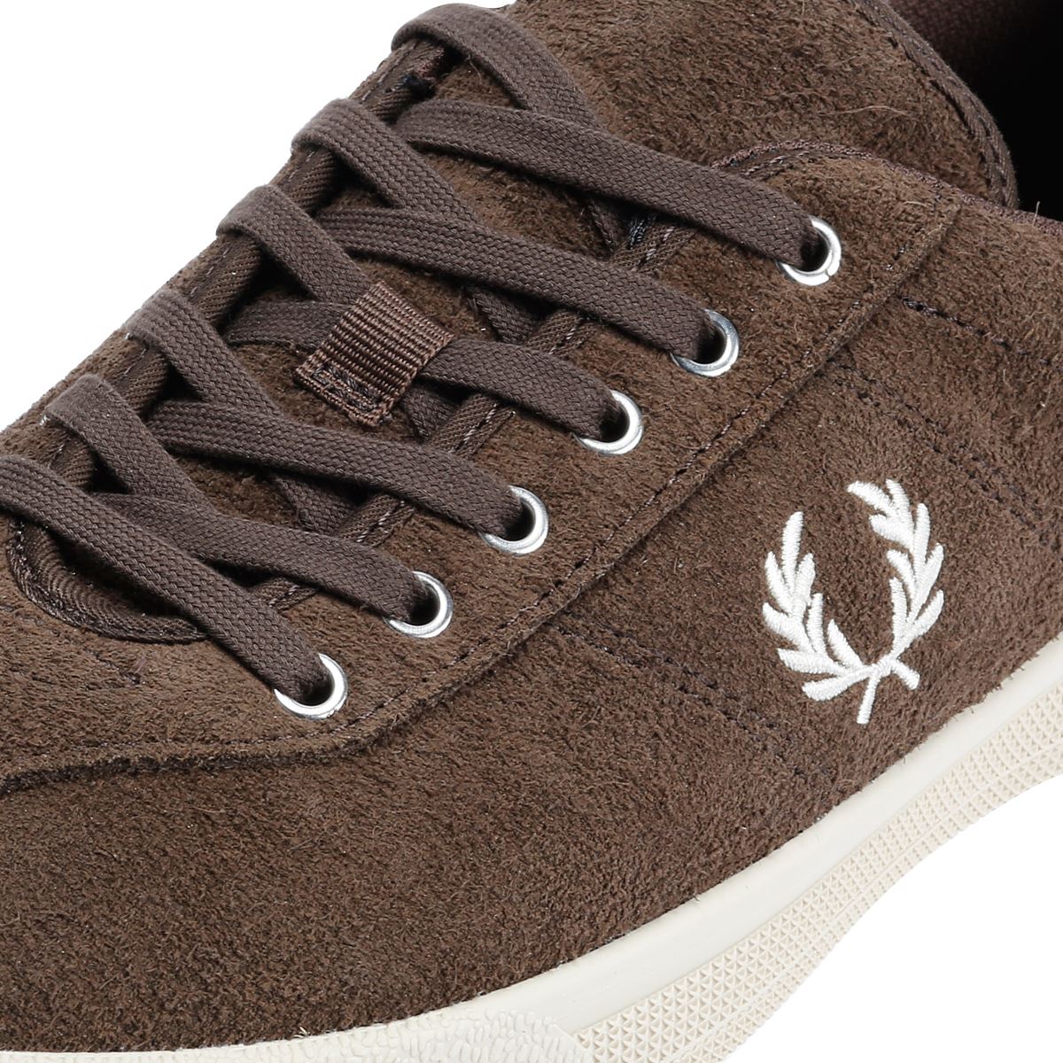 Fred Perry Tennis Shoe Wildleder Herren Braune Sneaker