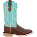 Durango Lady Rebel Pro Damenstiefel Aus Leder In Bay Braun/Arctic Blau