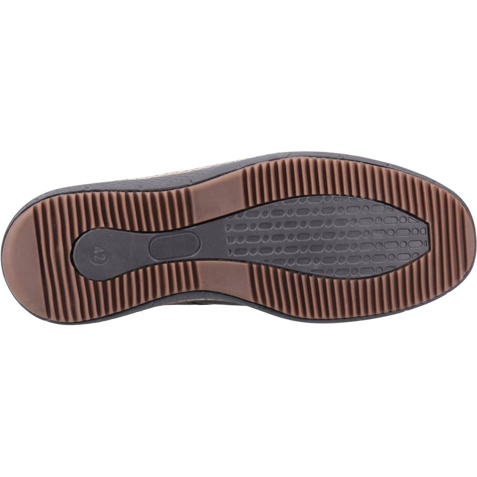 Hush Puppies Kash Herrenschuhe aus schwarzem Leder mit Schnürung