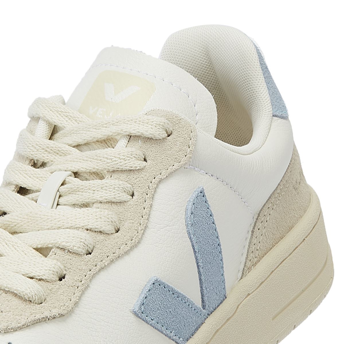 Veja V-90 Damen Extra Weiß/Stahl Sneakers