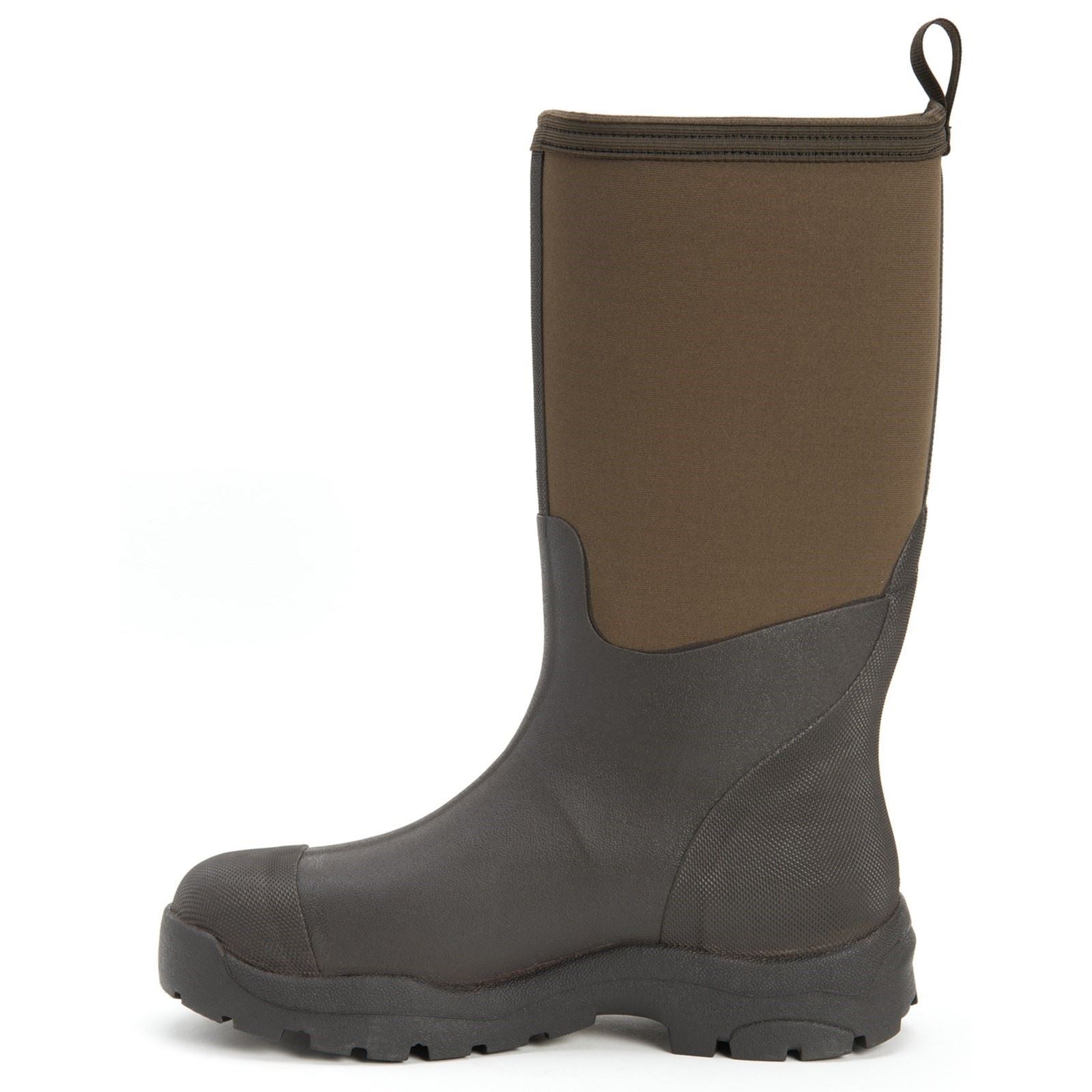 Muck Boots MB Derwent II Gummi Schwarz/Rinde Wellington-Stiefel