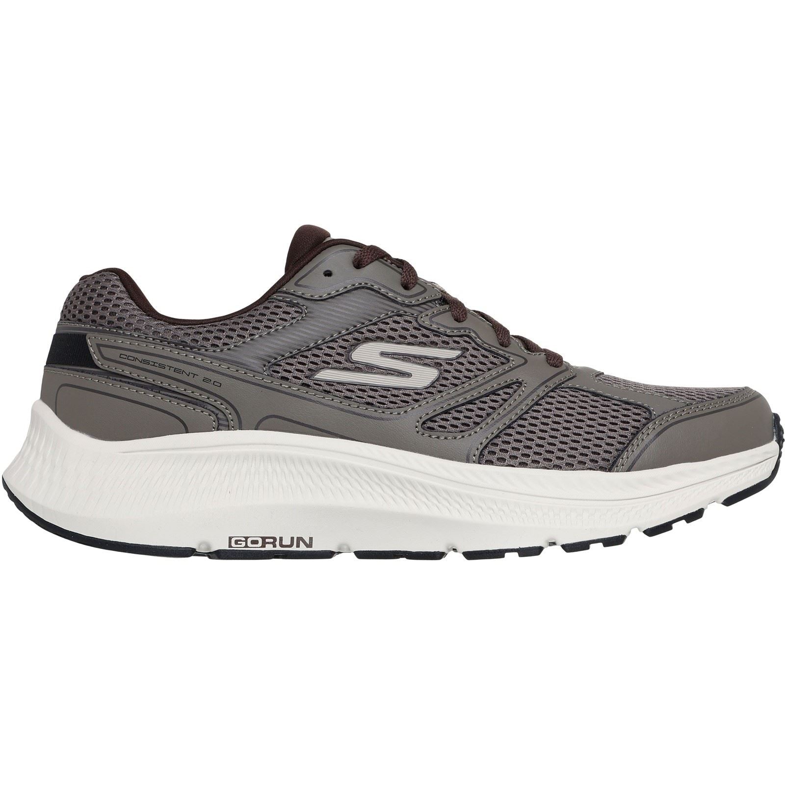 Skechers Go Run Consistent 2.0 Mapleton Leder Herren Braune Sneaker