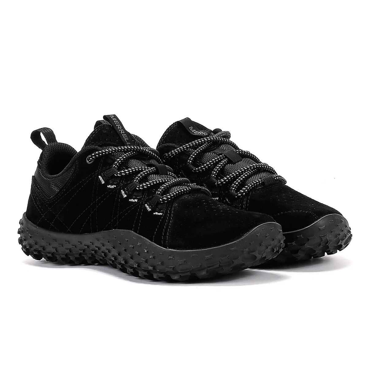 Merrell Wrapt Damen-Sneakers Aus Schwarzem Wildleder