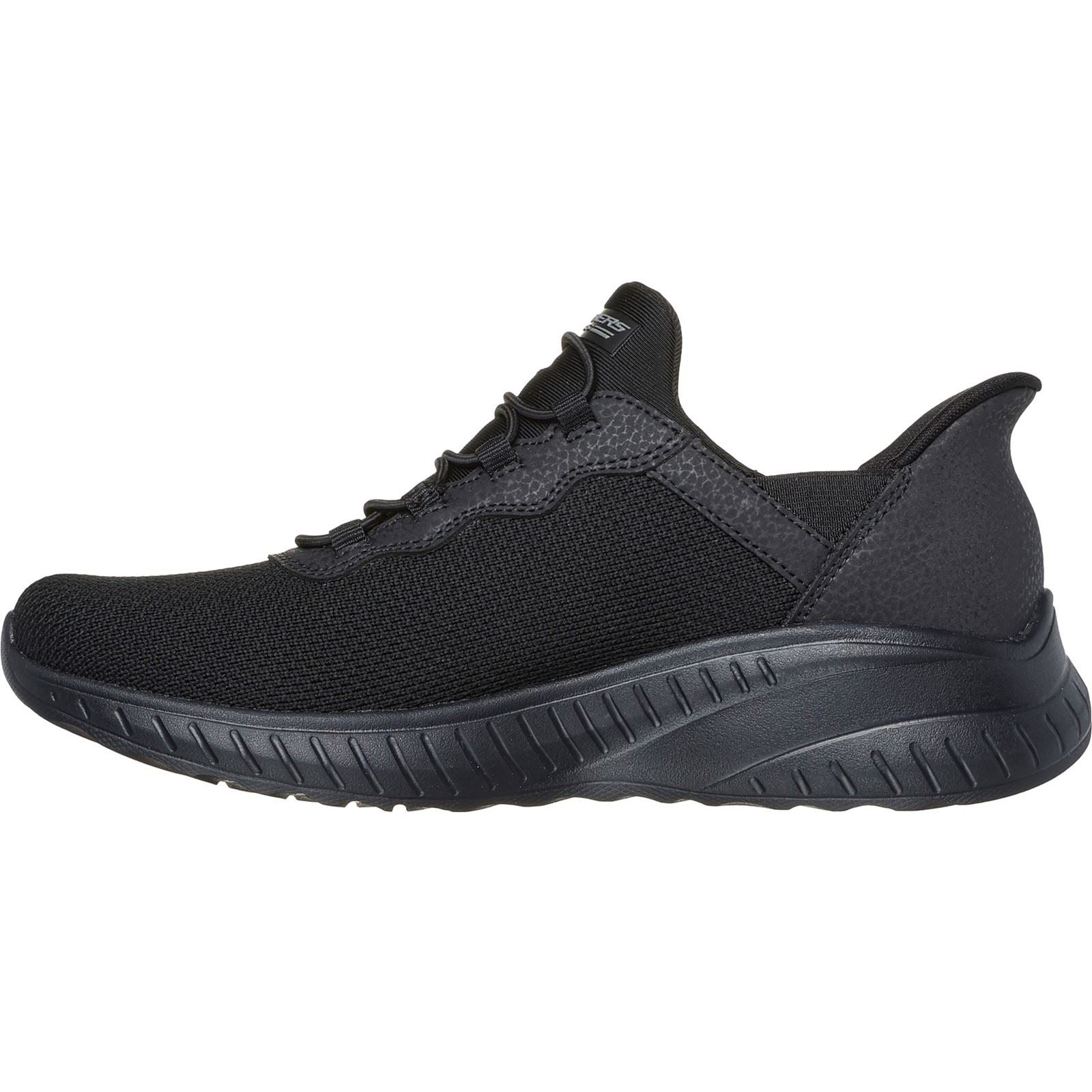 Skechers BOBS Sport Squad Chaos Textile Damen-Sneaker In Schwarz
