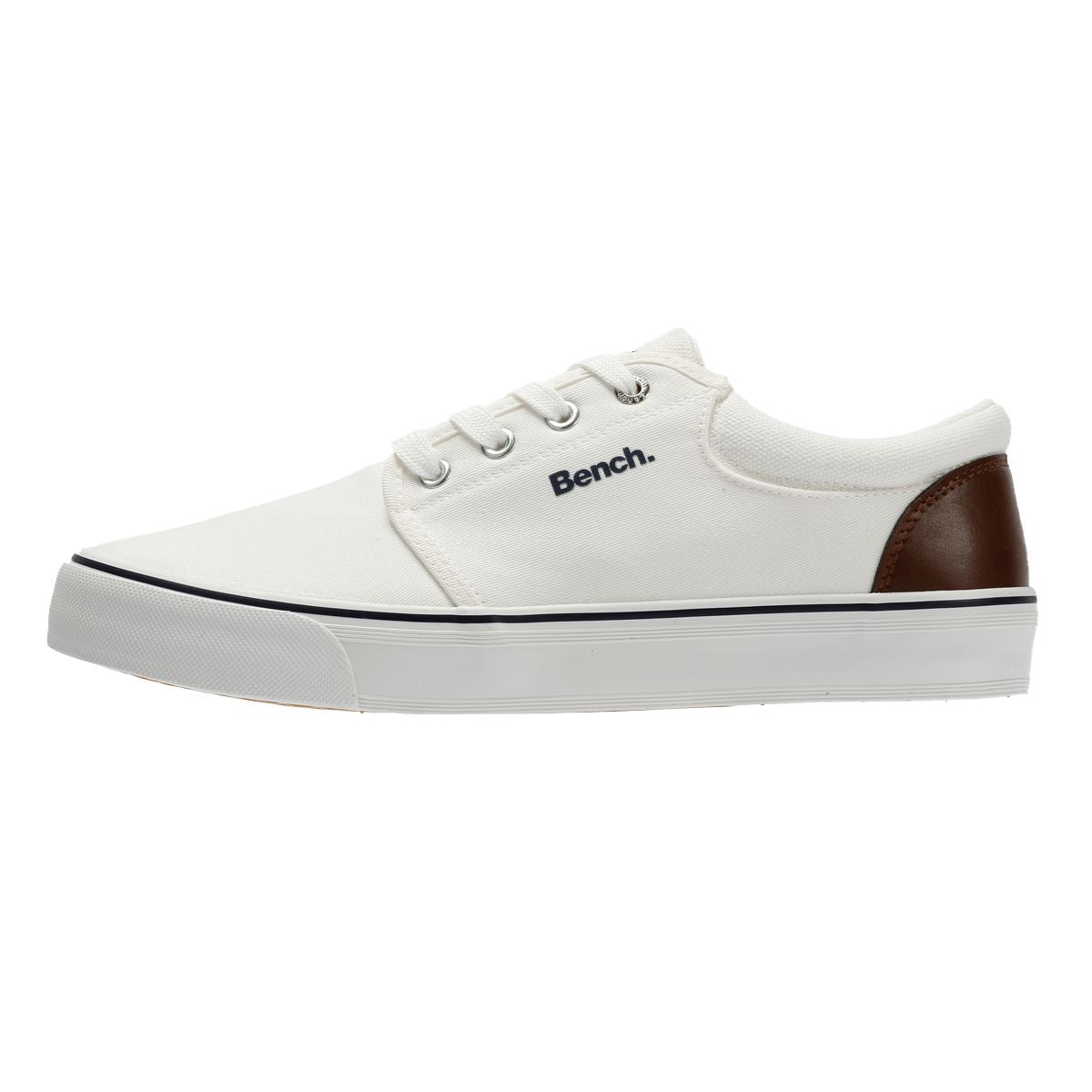 Bench Donnie Leinen Herren Weiße Sneakers