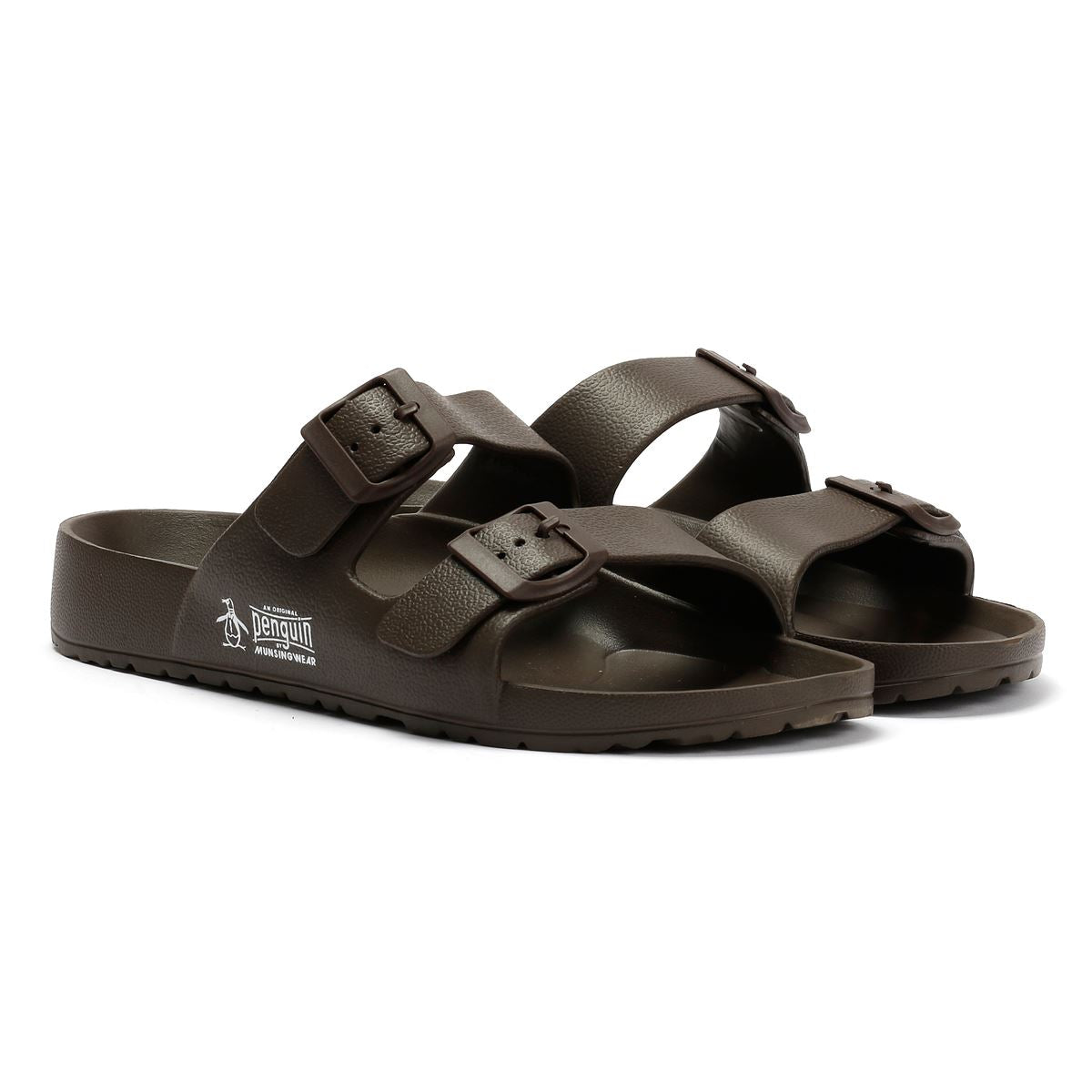 Penguin Eden Herren Braune Sandalen