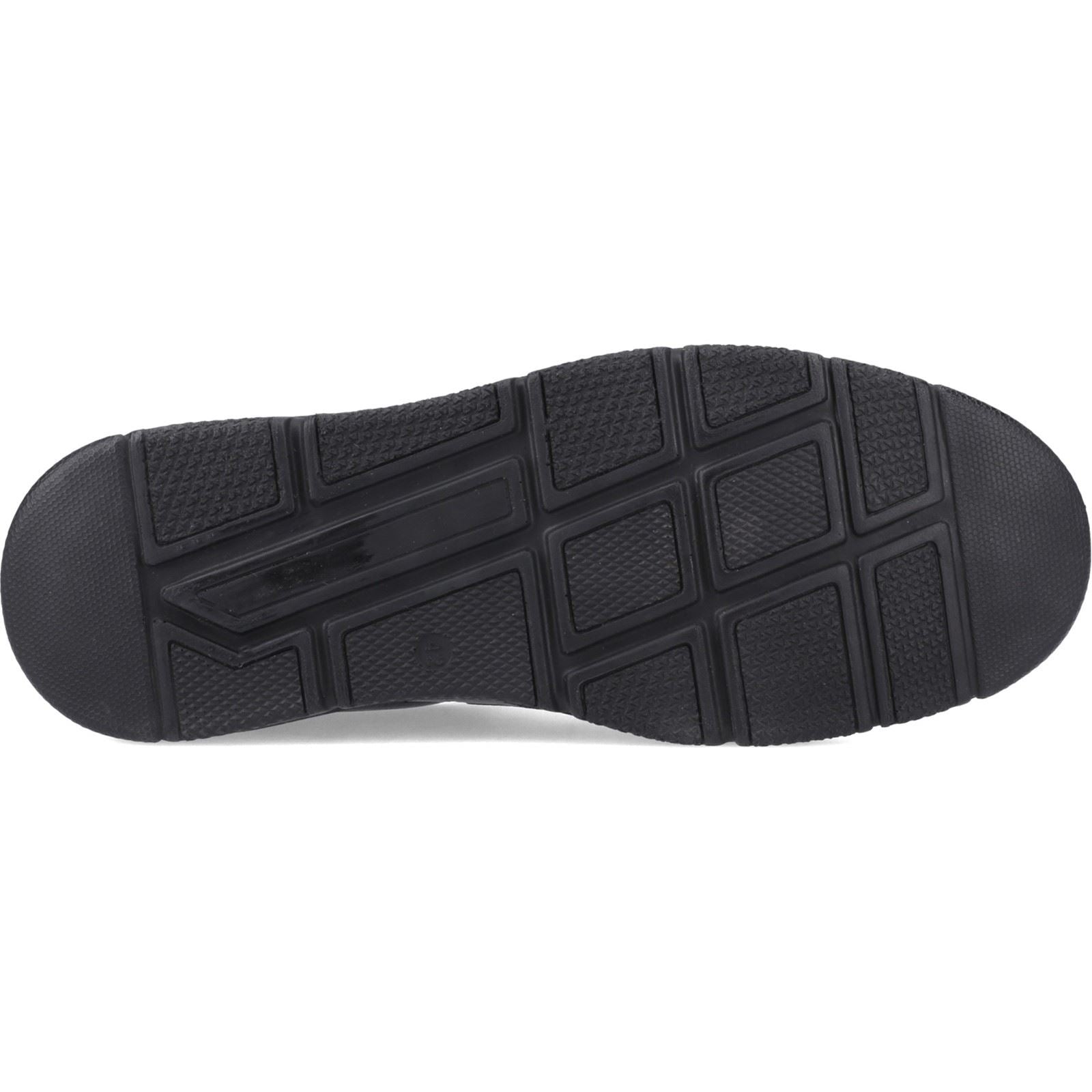 Hush Puppies Forde Touch Fastening Leder Herren Schwarze Loafer