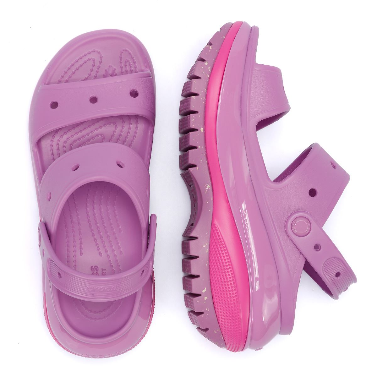 Crocs Mega Crush Blasenrosa Sandalen