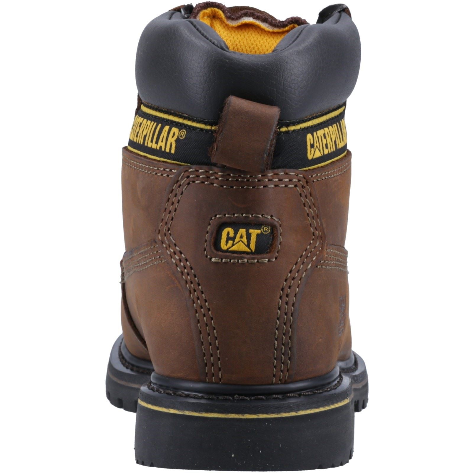 Caterpillar Holton Leder  Braune Sicherheitsstiefel