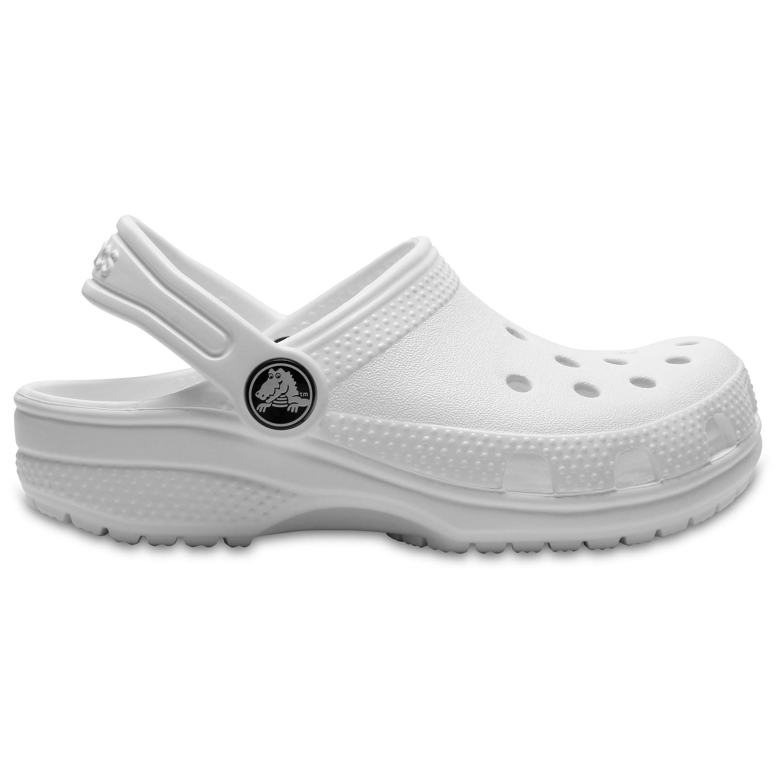Crocs Kids' Classic Clog Thermoplastische Weiße Loafer