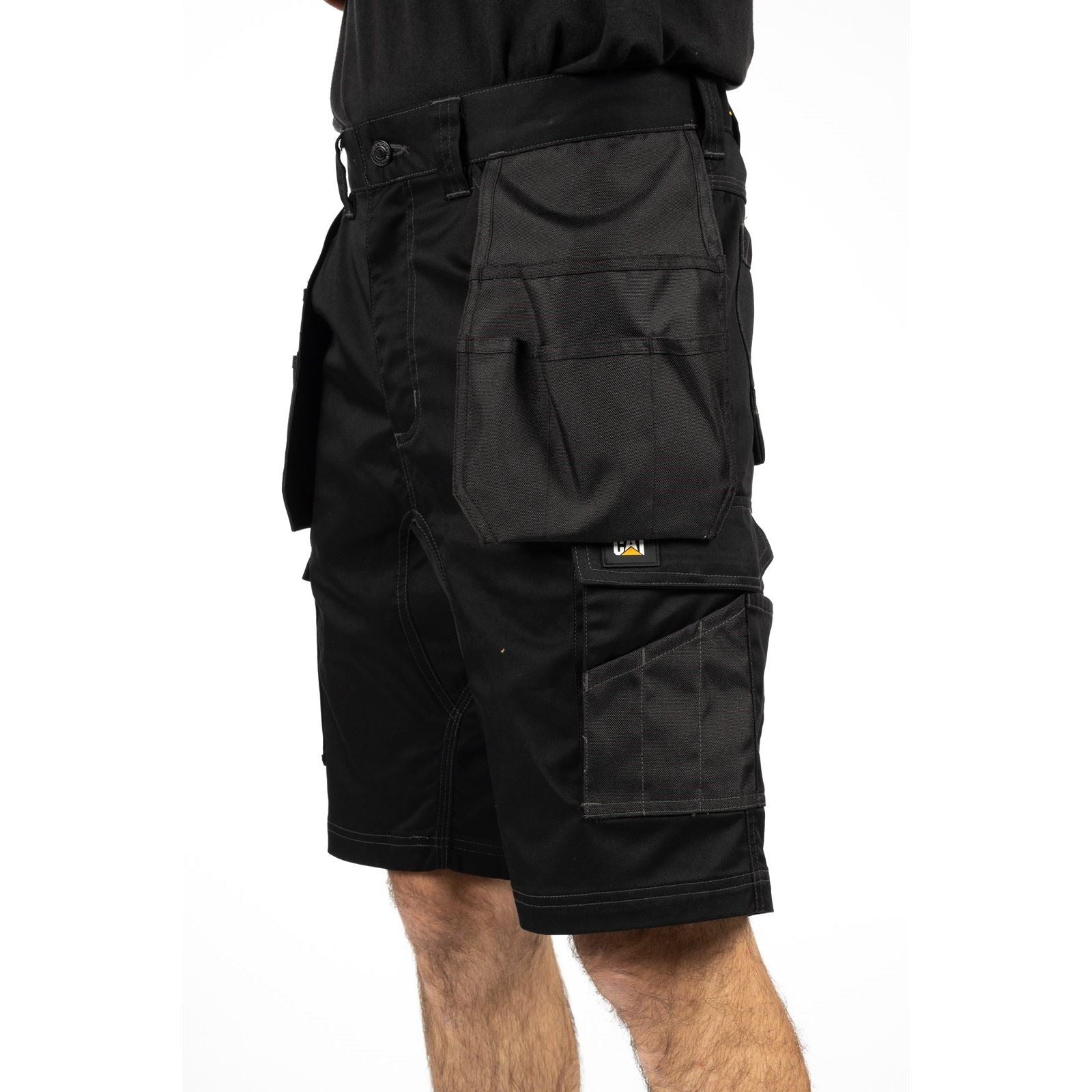 Caterpillar Essential Stretch Holster Polyester Herren Schwarze Arbeitskurze