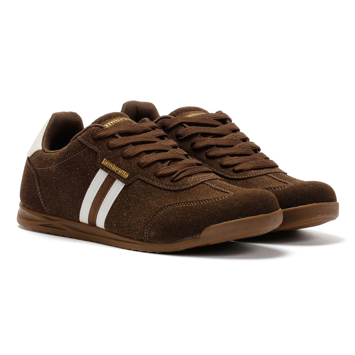 Lambretta Tackle Herren Braune Sneakers