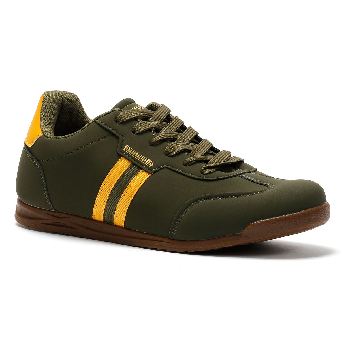 Lambretta Tackle Herren Grüne Sneaker