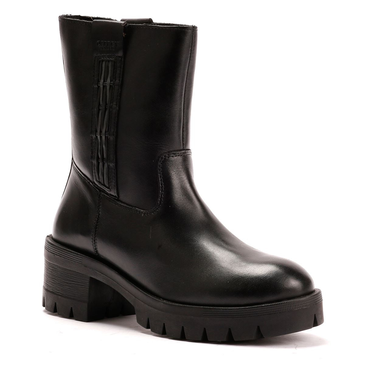 Osprey London The Indiana Leder Damen Schwarze Stiefel