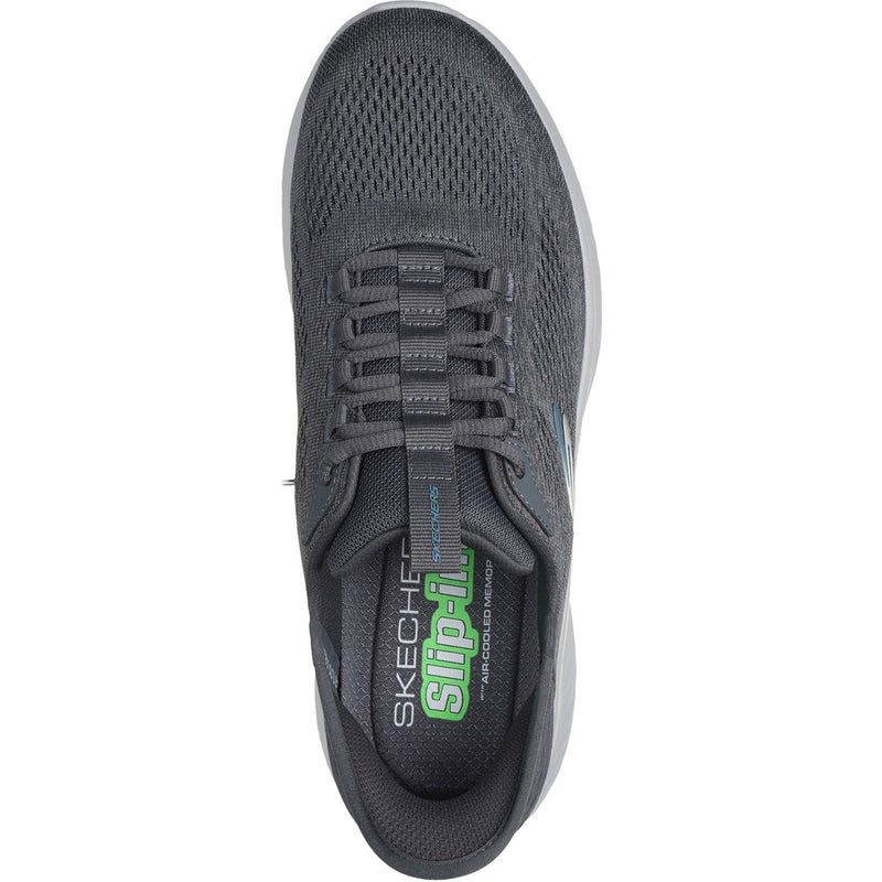 Skechers Skech-Lite Pro Primebase Textile Herren-Sneaker In Anthrazit/Blau