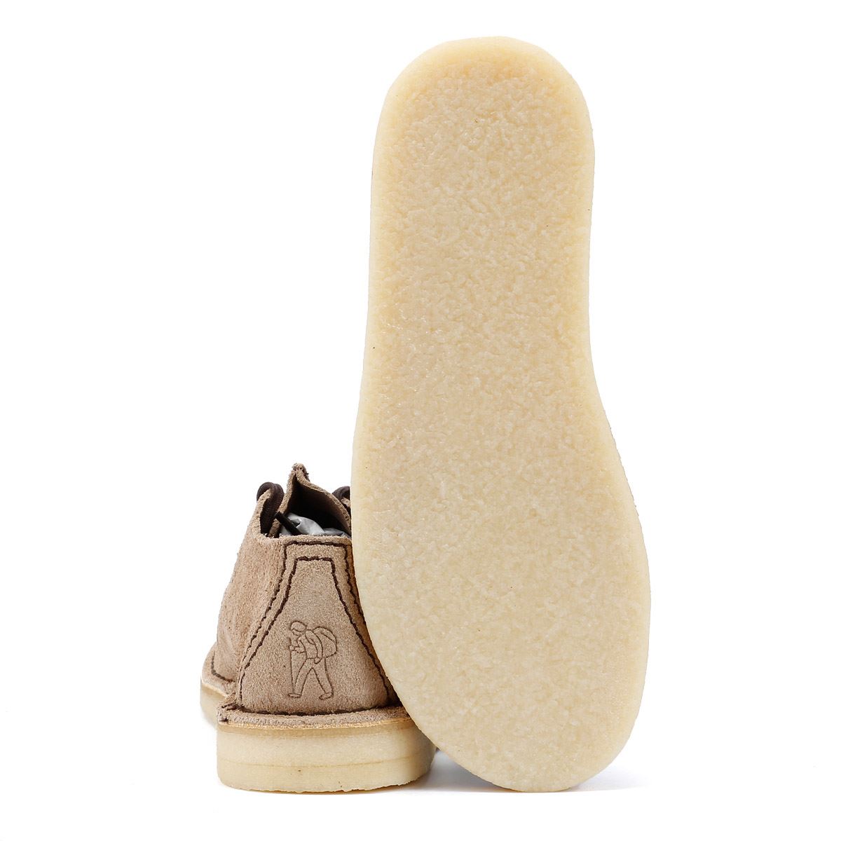 Clarks Originals Desert Trek Wildleder Herren Braune Schnürschuhe