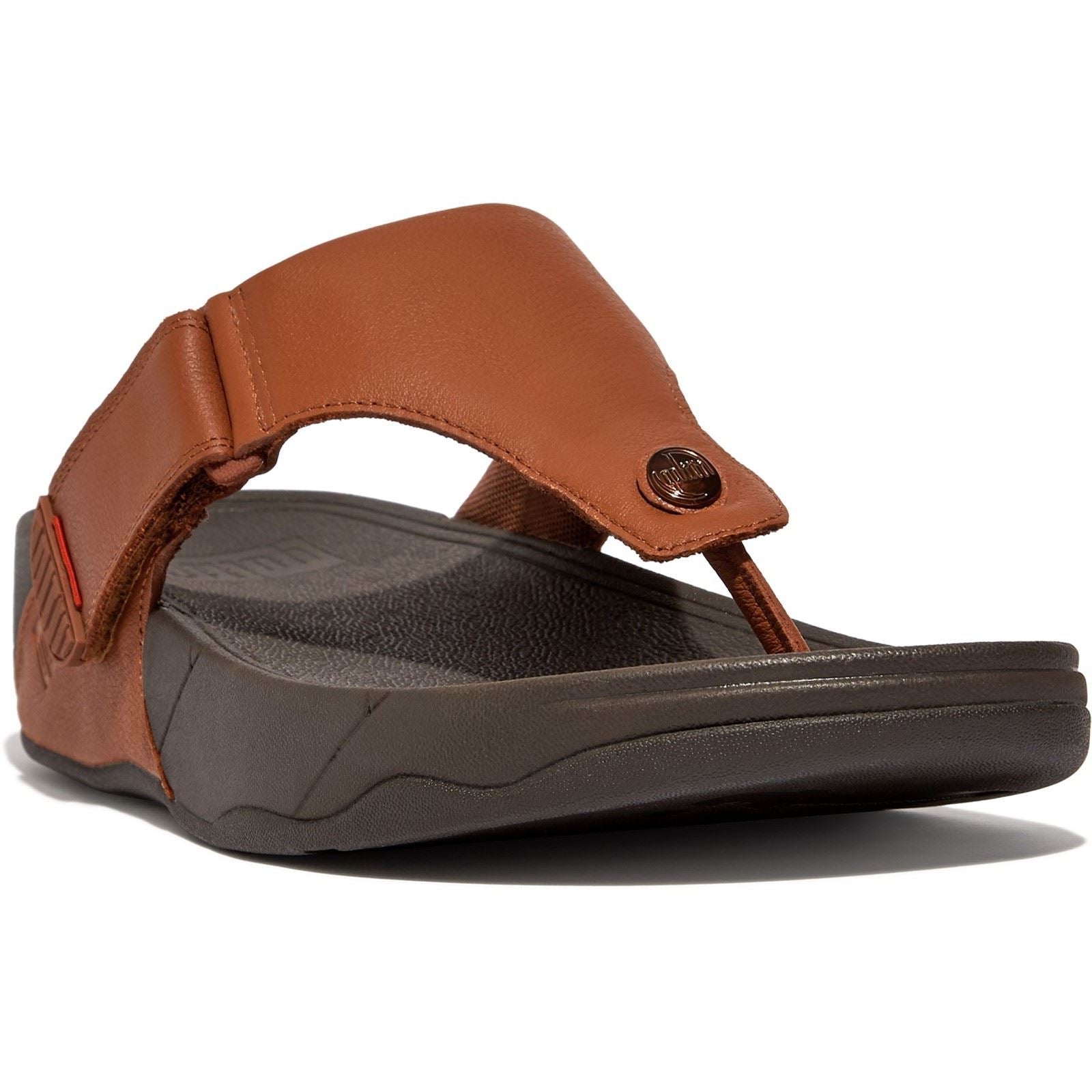 Fitflop Trakk II Leder Herren Dunkelbraune Sandalen
