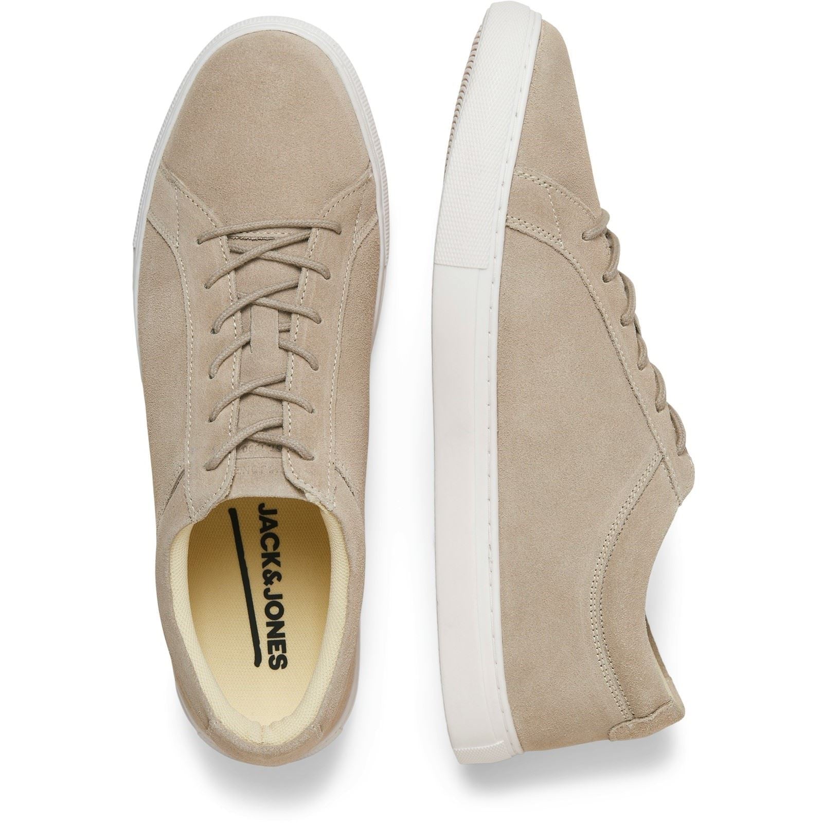 Jack & Jones Galaxy Suede Herren Sneaker Plaza Taupe Aus Veloursleder