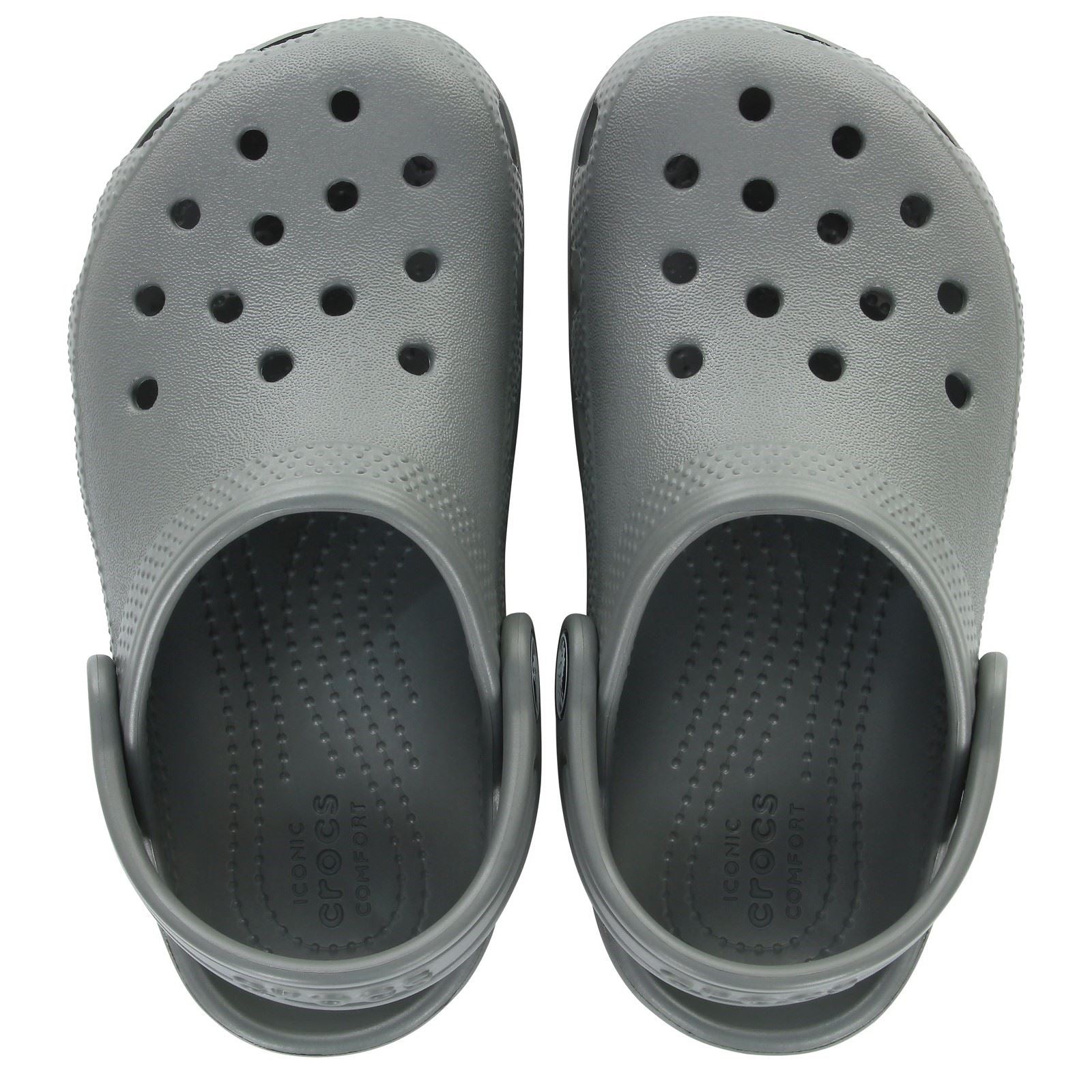 Crocs Toddler Classic Croslite Gummi Schiefergrau Slipper