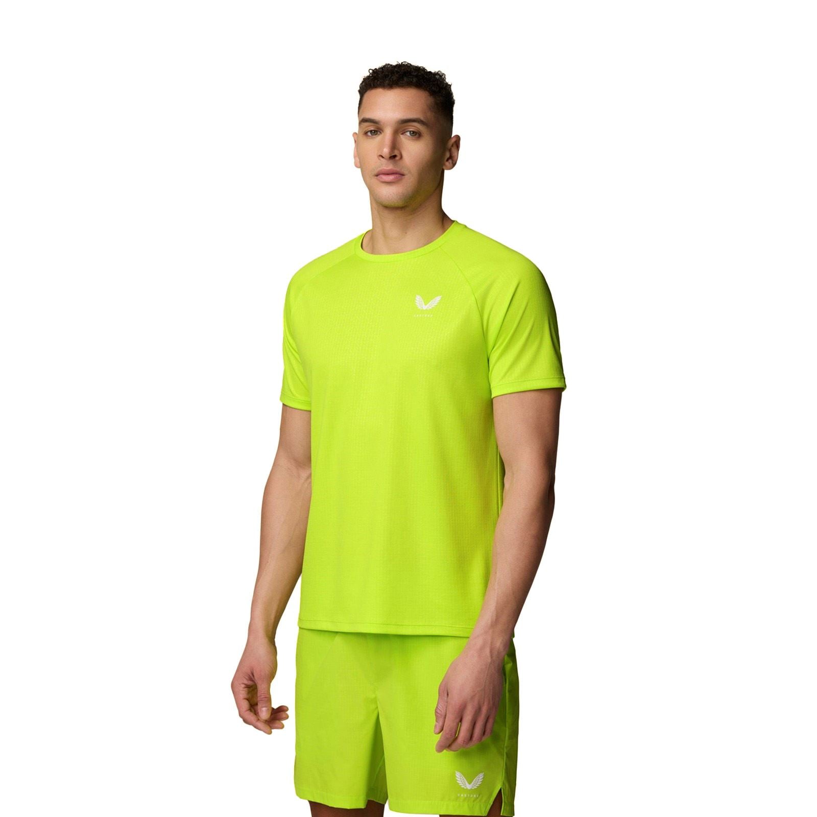 Castore Adapt T-Shirt Polyester Herren Grünes Activewear T-Shirts