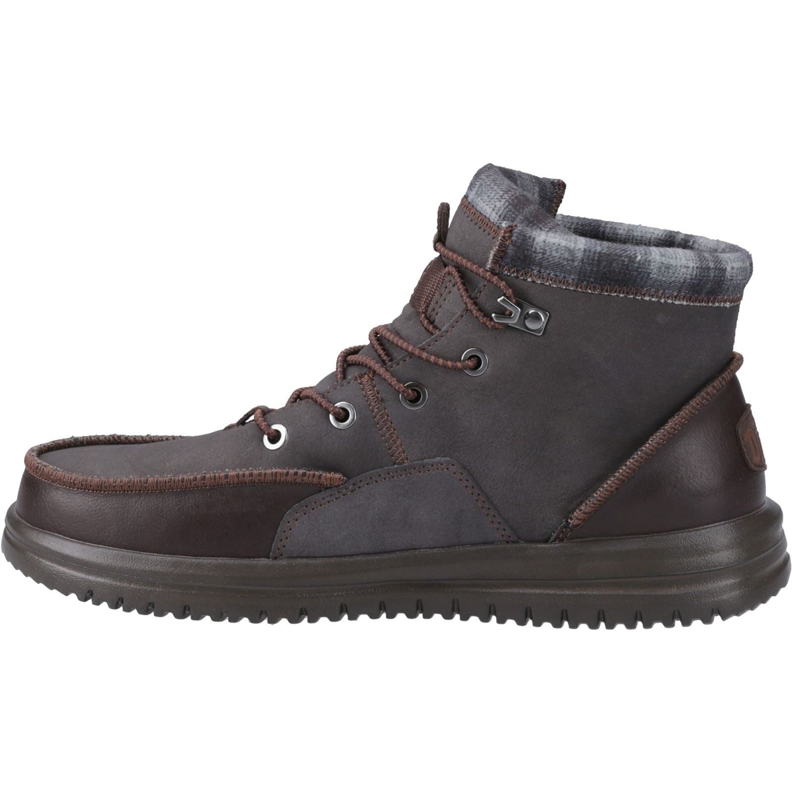 HEYDUDE Bradley Classic Leder Herren Braune Stiefel