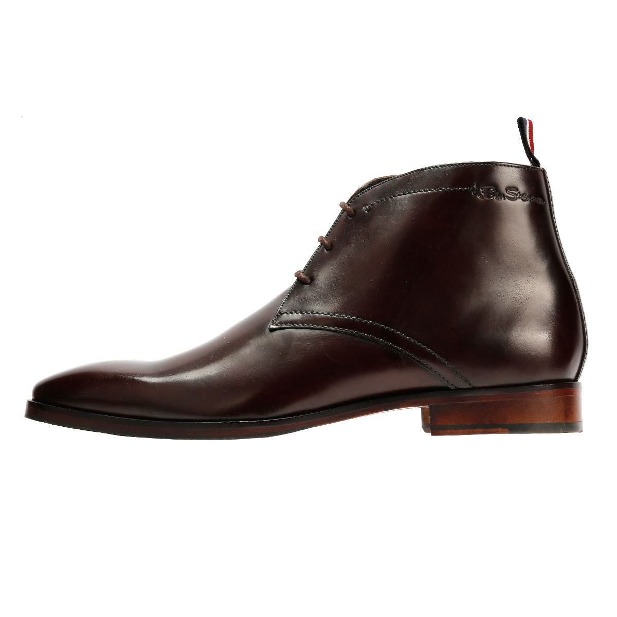 Ben Sherman London Leder Herren Braune Stiefel