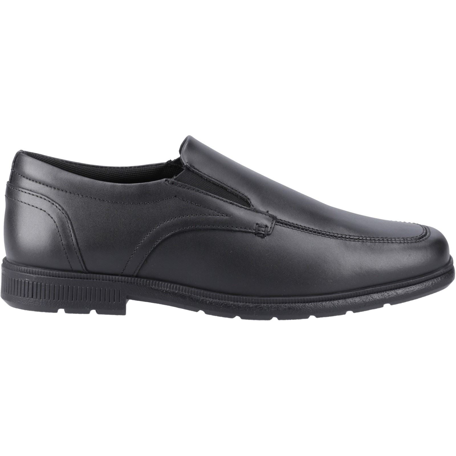 Pod Carpenter Lederslipper In Schwarz Für Jungen