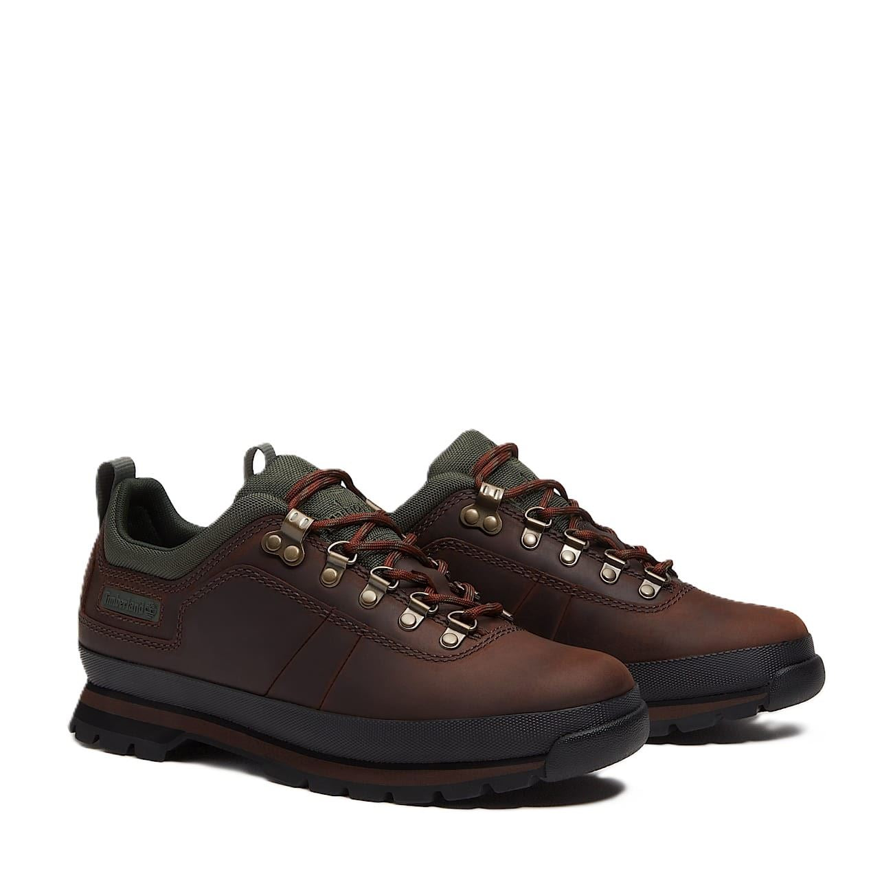 Timberland Euro Hiker Low Lace Leder Herren Braune Stiefel
