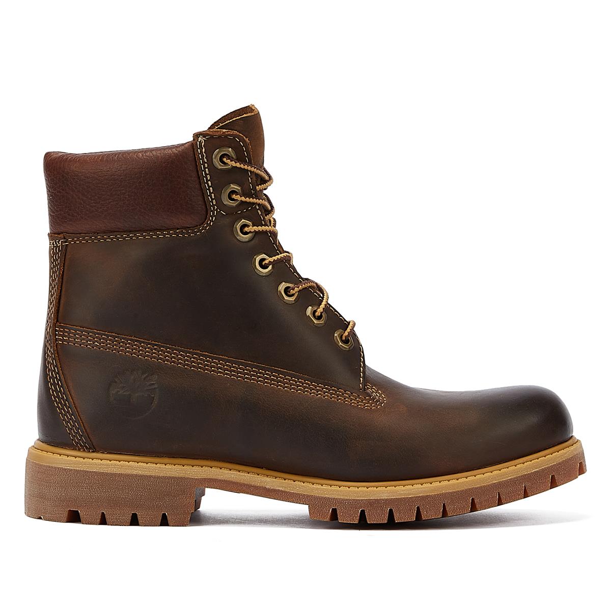Timberland 6-Zoll-Premium-Vintage-Leder Herren-Stiefel, Braun