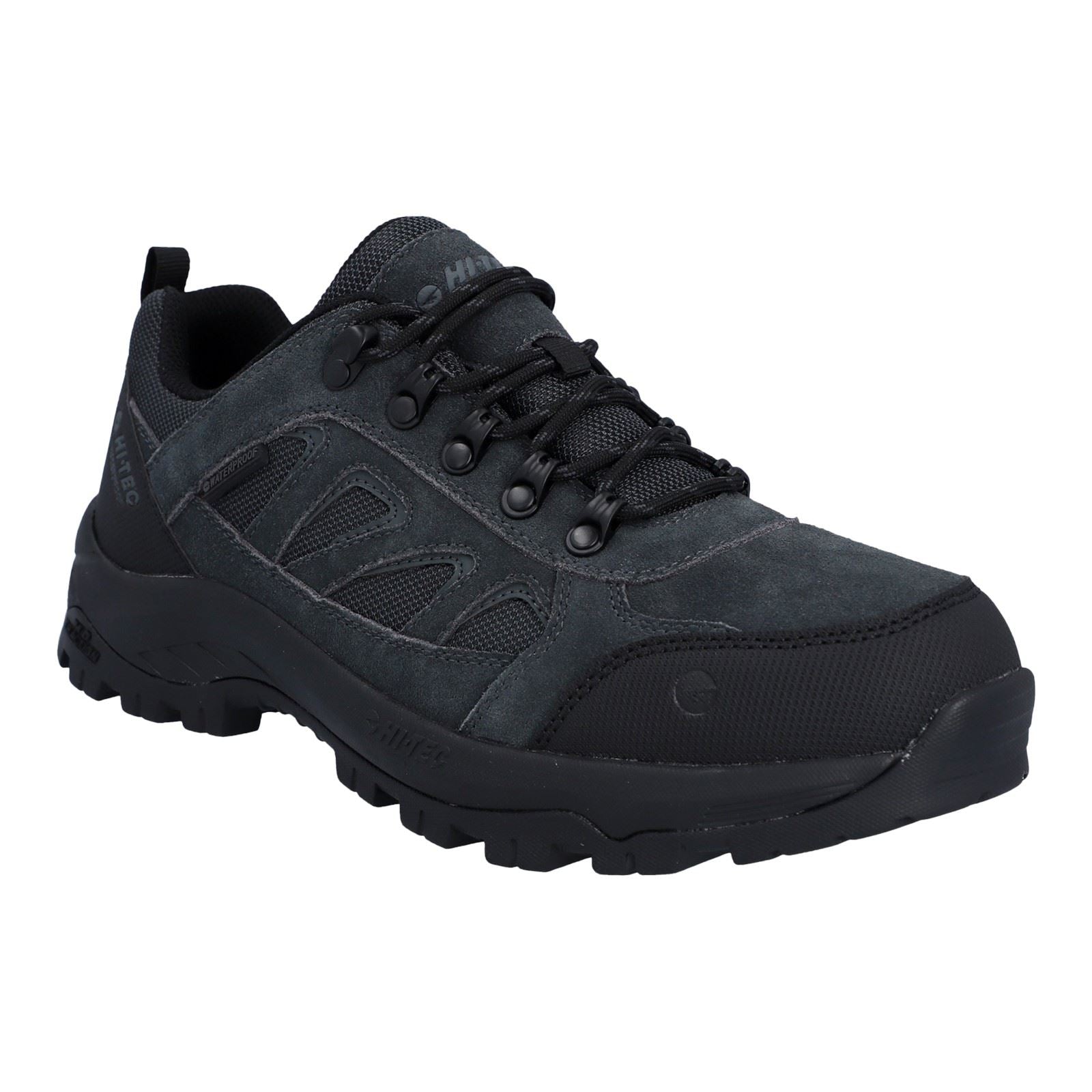 Hi-Tec Bandera Expedition Low Herren Wanderstiefel Aus Leder In Anthrazit/Schwarz
