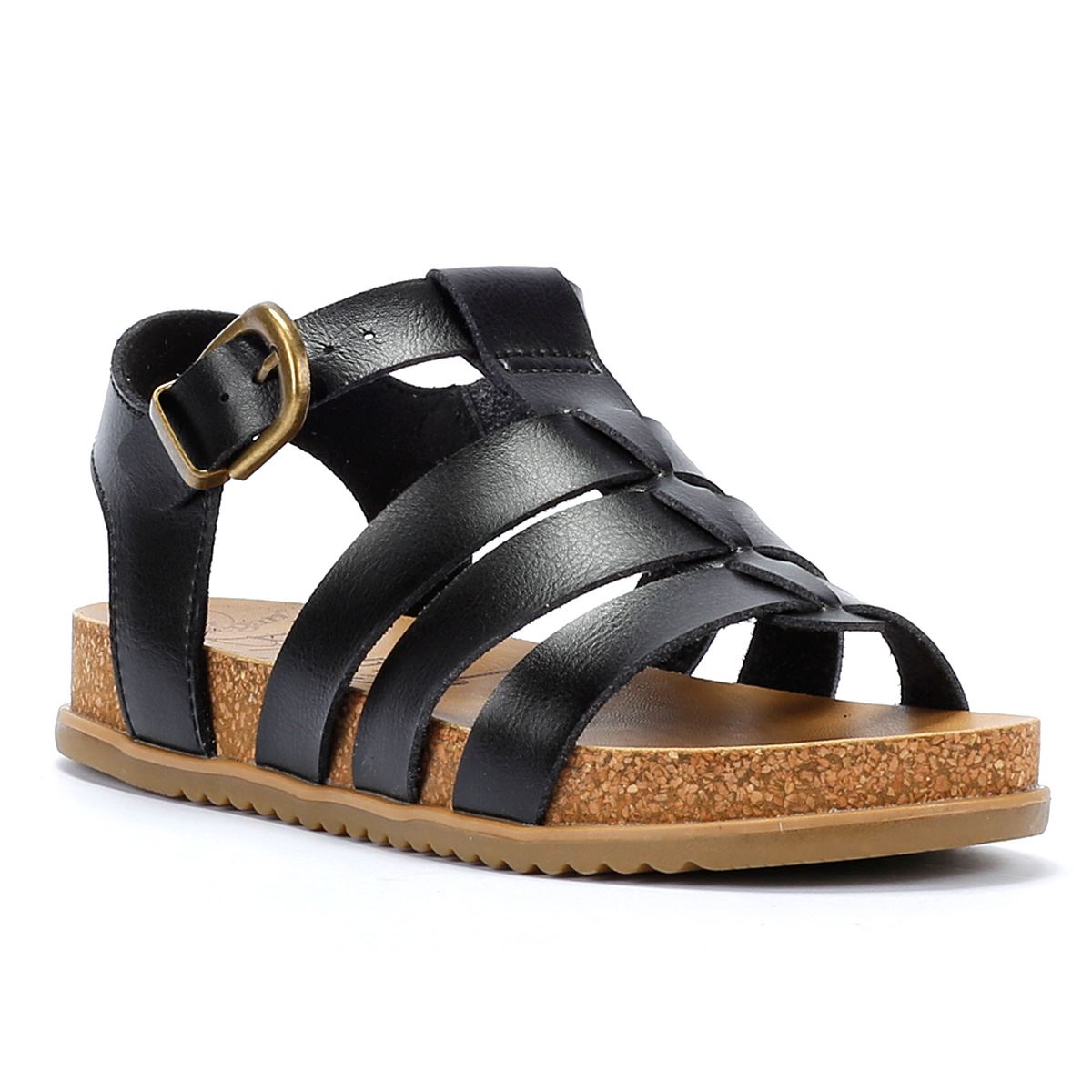 Blowfish Malibu Fillip Dyecut Damen Schwarze Sandalen