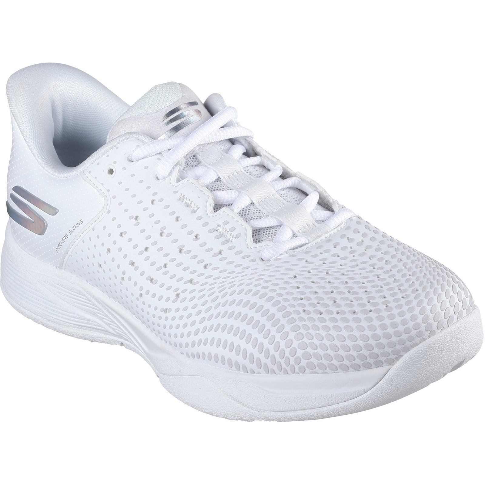 Skechers Performance Slip-ins Relaxed Fit Viper Court Reload Polyurethan Damensneaker in Weiß