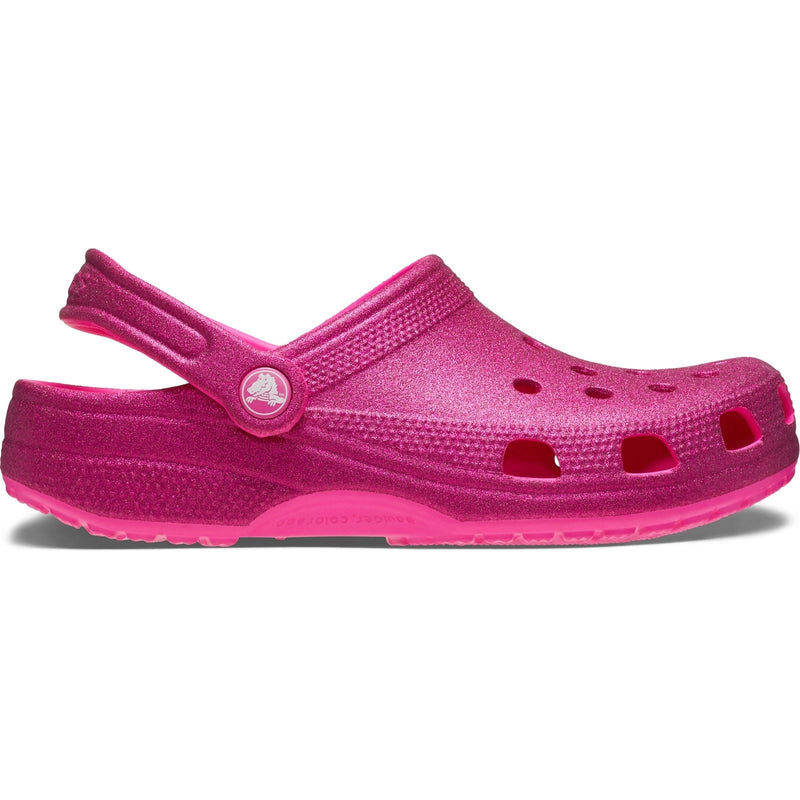 Crocs Classic Glitter Thermoplastische Rosa Crush Clogs