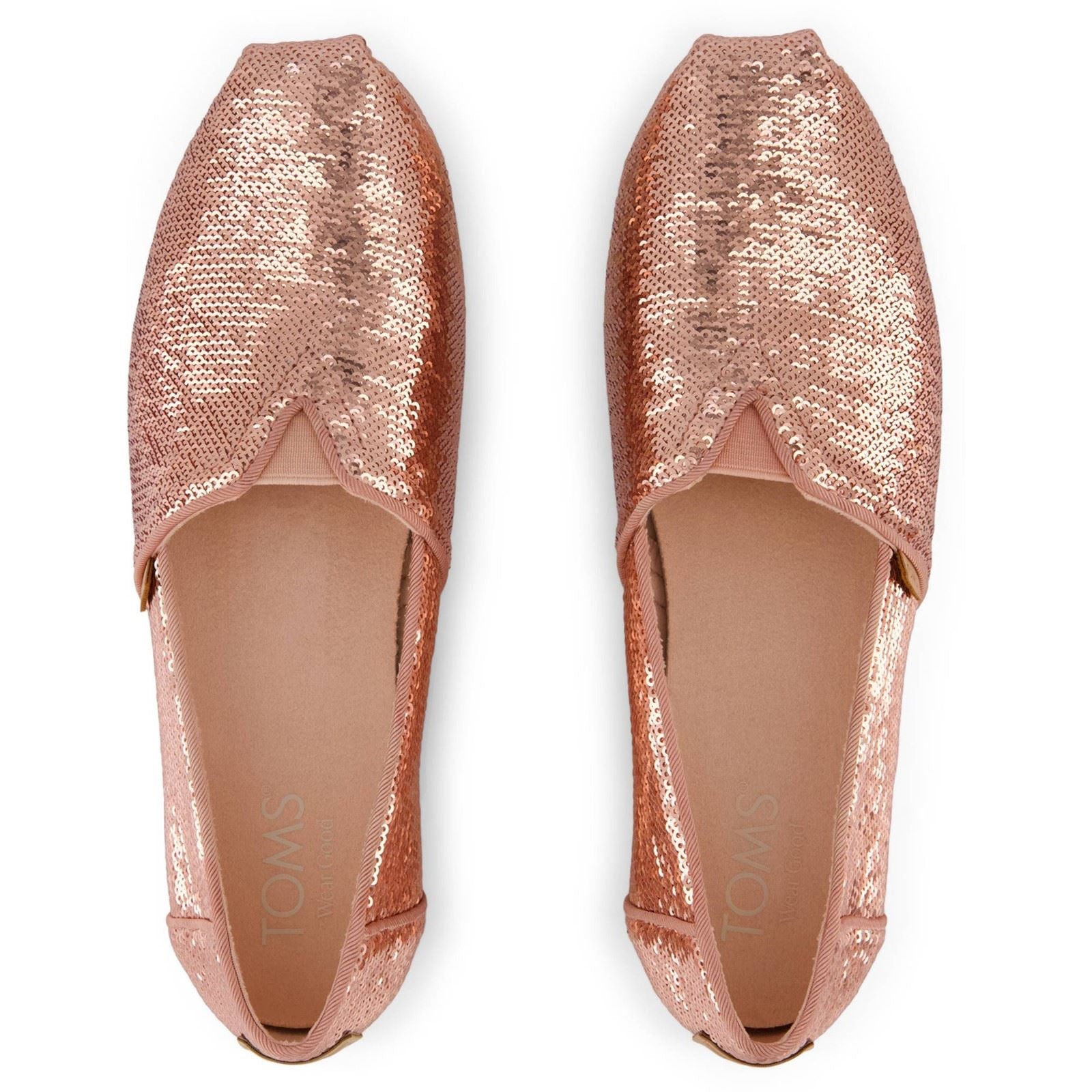 TOMS Alpargata Sequins Textil Frauen Rose Espadrilles
