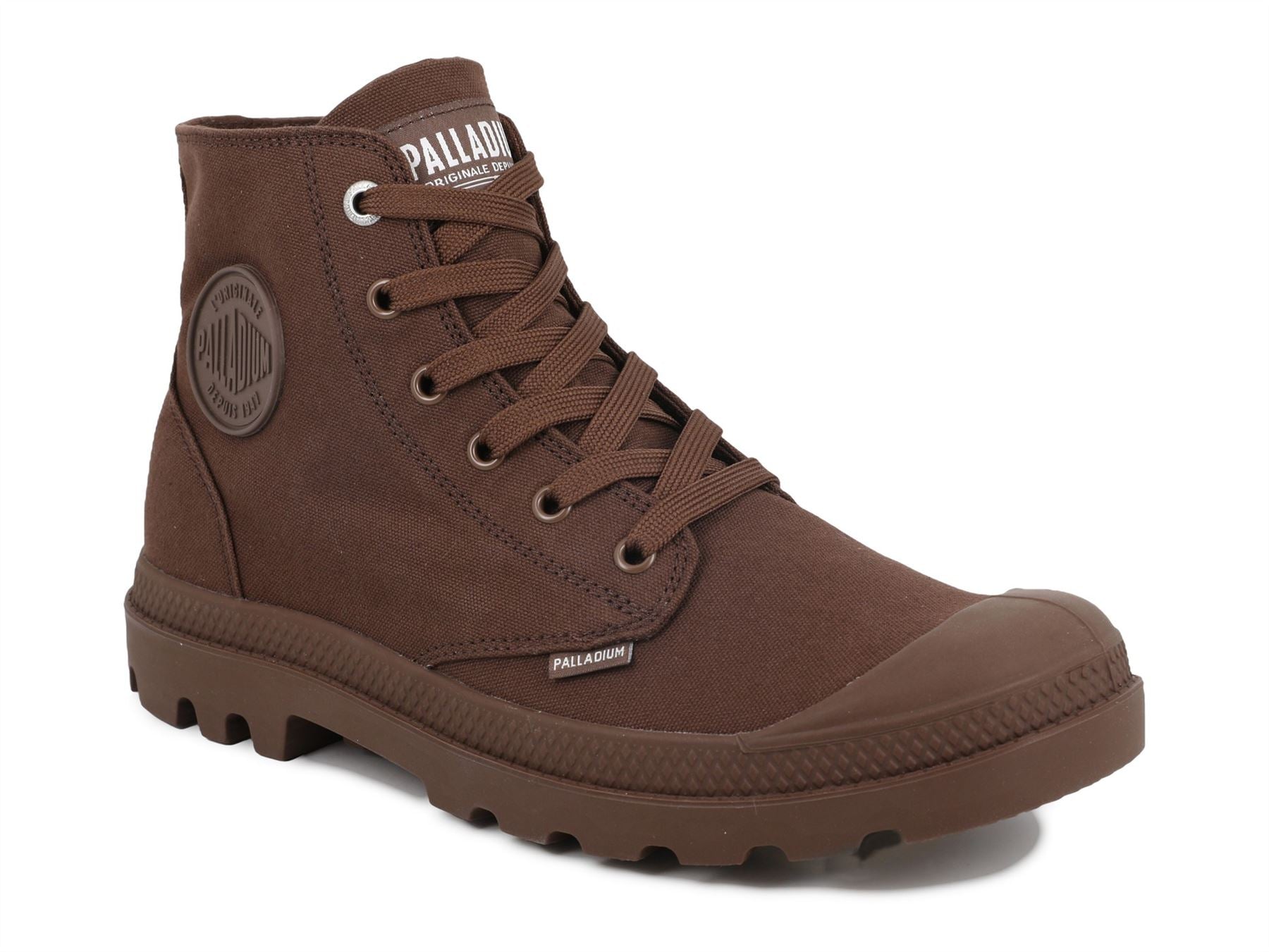 Palladium Mono Chrome Baumwoll Herrenbraune Stiefel