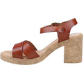 Hush Puppies Georgia Cork Damen Sandalen Aus Leder In Tan