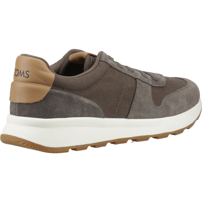 TOMS TRVL Lite Retro Leder Herren Oliv Sneaker