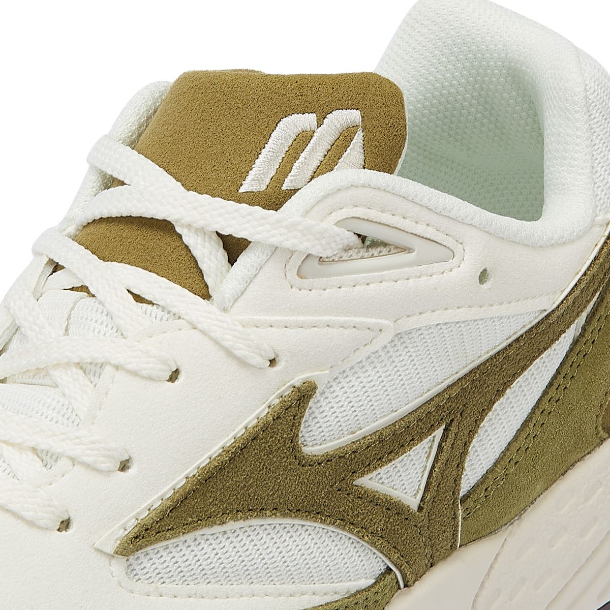 Mizuno Contender S Olive Wildleder Sneakers