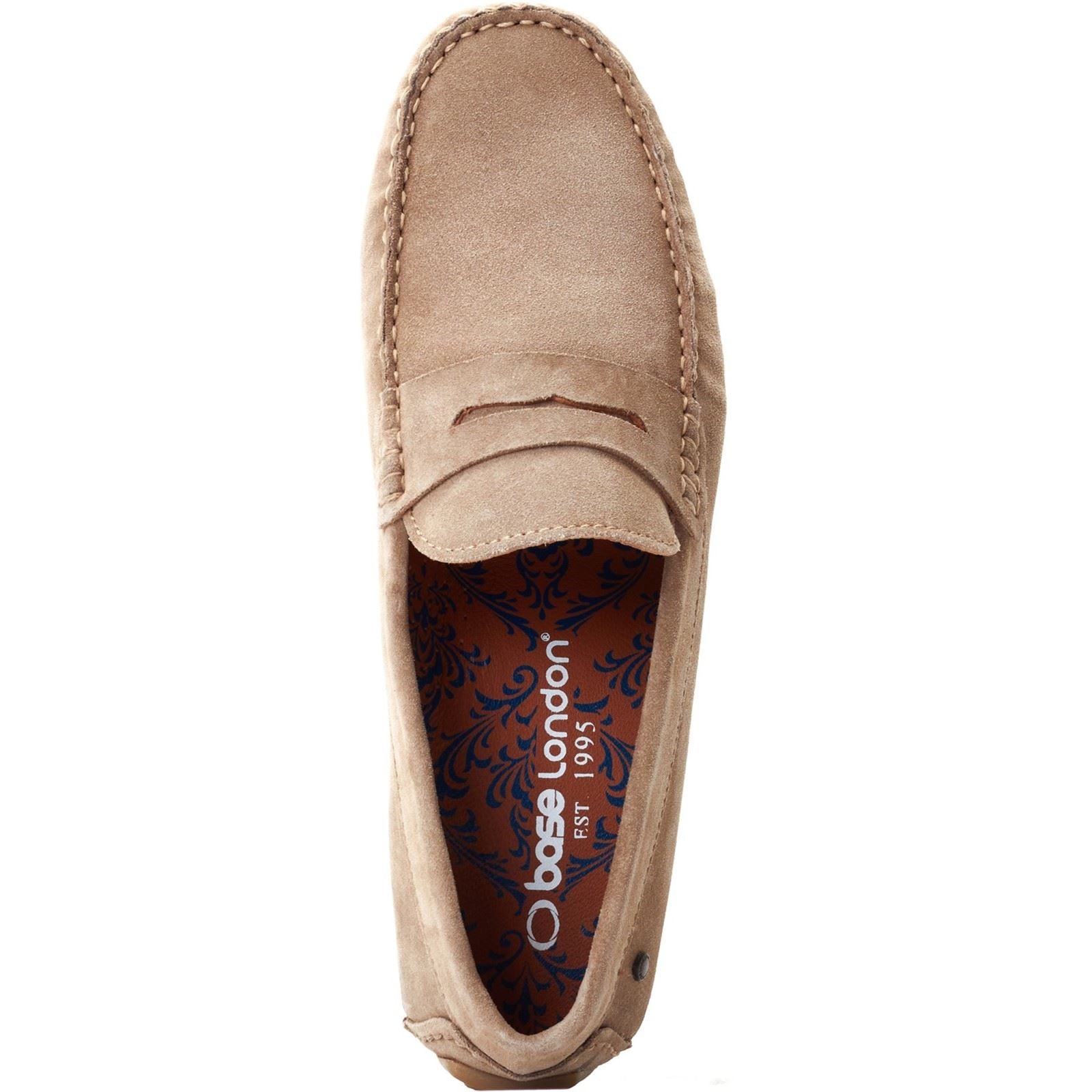 Base London Collins Leder Herren Sand Loafers