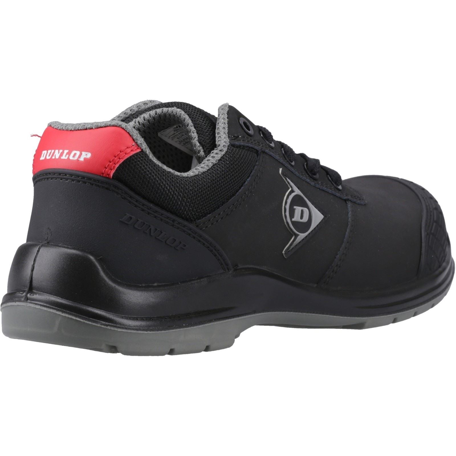 Dunlop First One Adv-Evo Low Nubuck Herren Sicherheitssneaker Schwarz/Rot