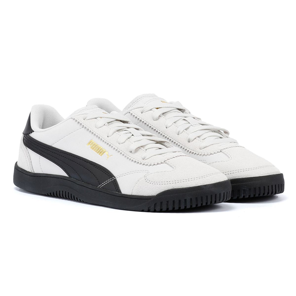 Puma Club 5V5 Weiße/Schwarze Farbe Turnschuhe