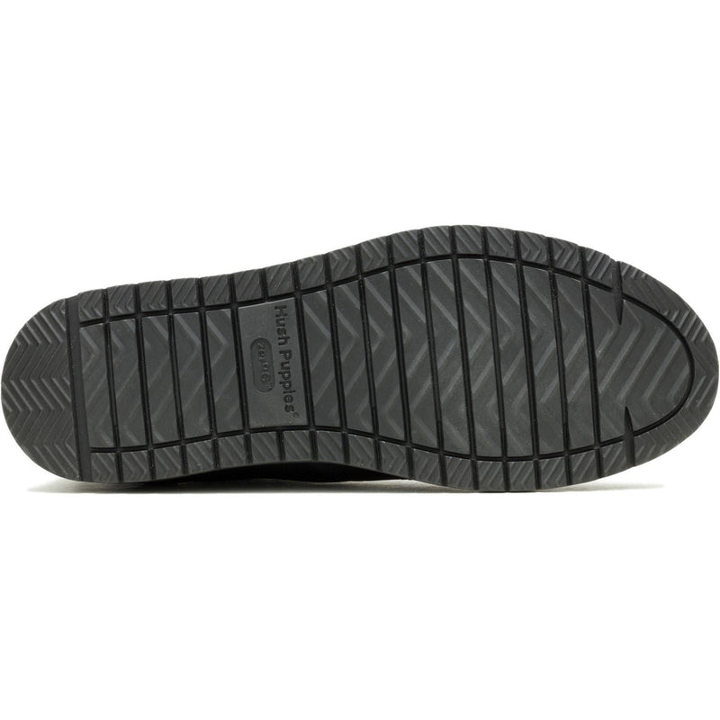 Hush Puppies Jenson Herren Stiefel aus schwarzem Leder